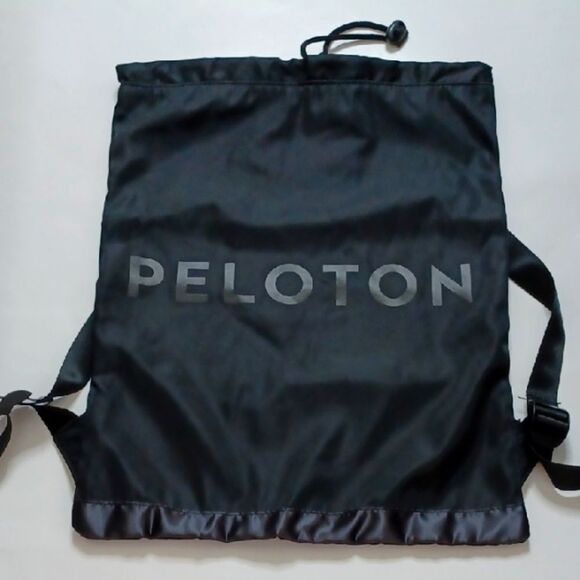 Peloton Black Backpack with Drawstring Closure - Picture 1 of 8